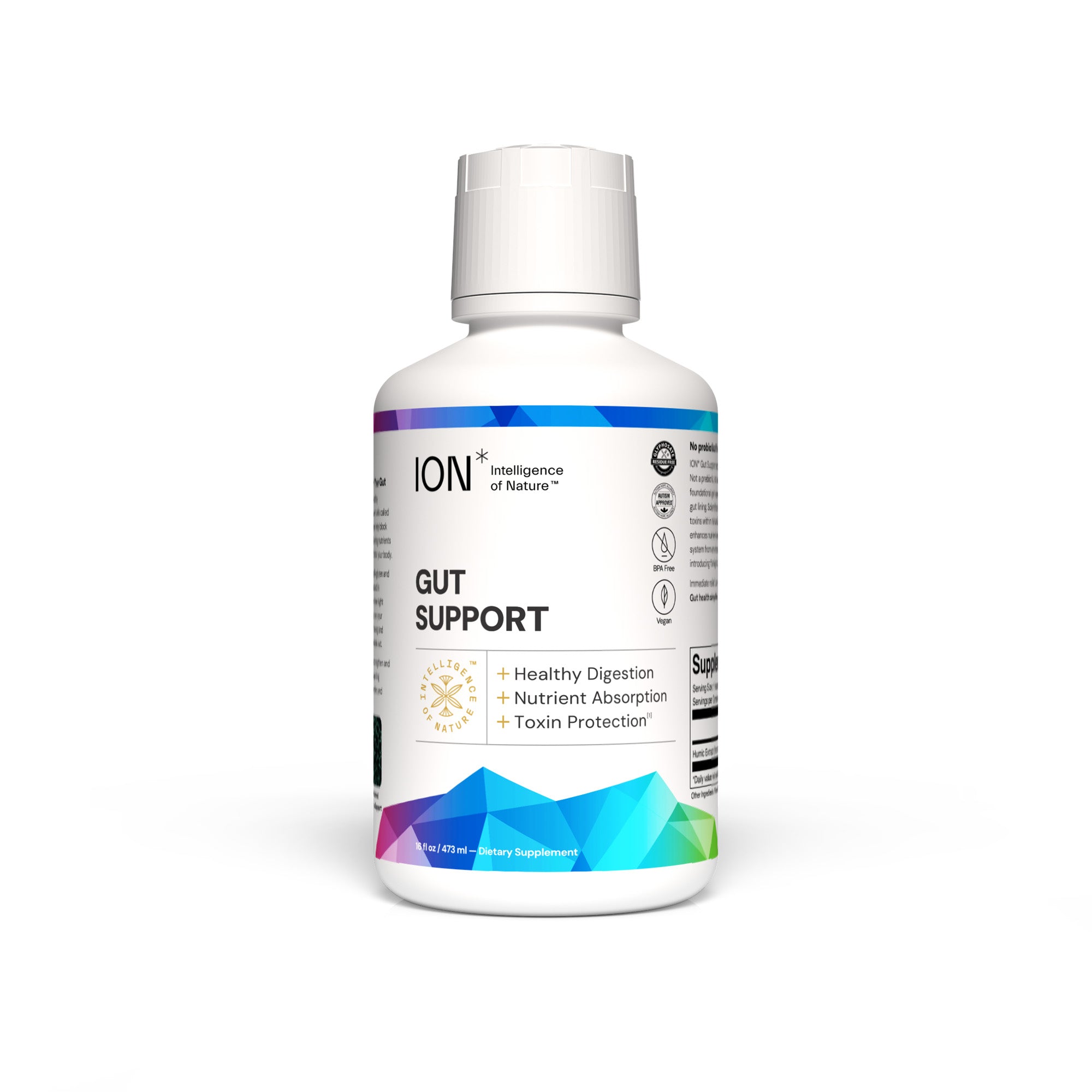 ION* Gut Support 16oz - Front