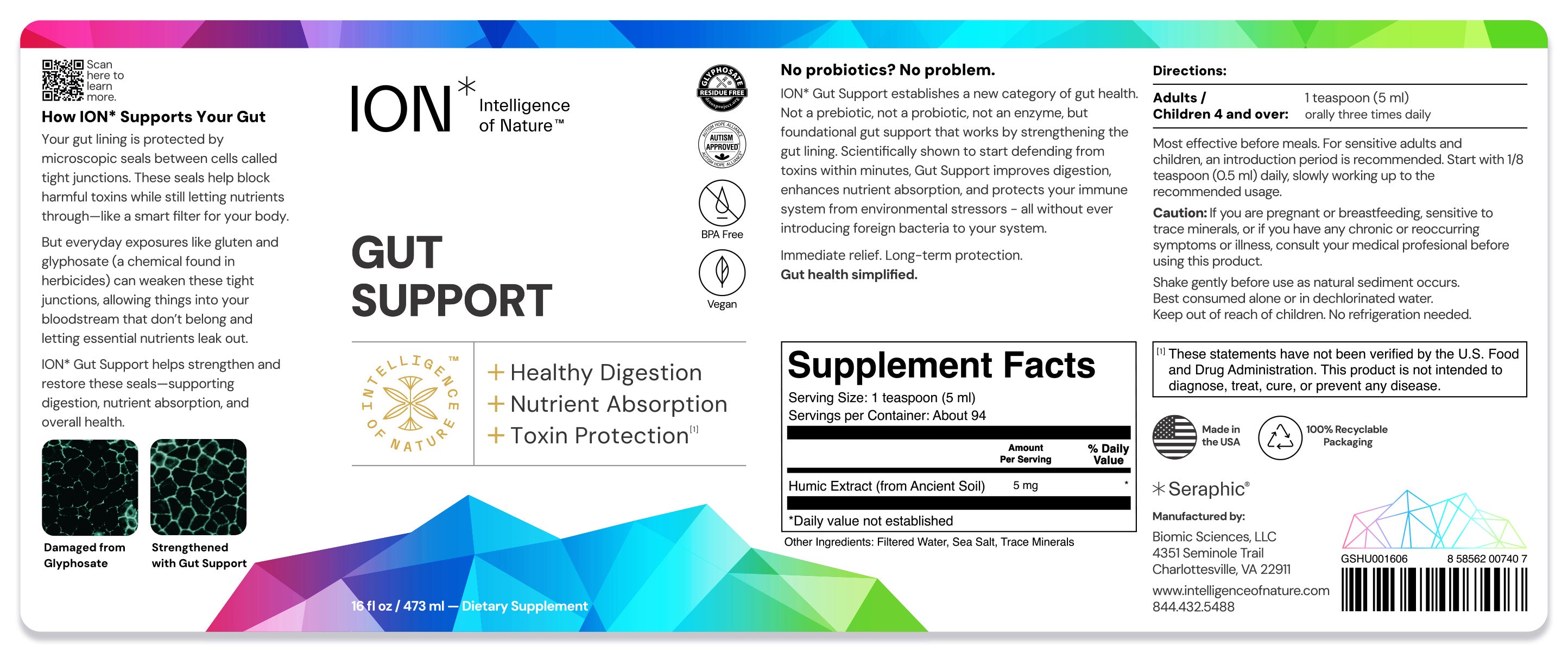 ION* Gut Support 16oz