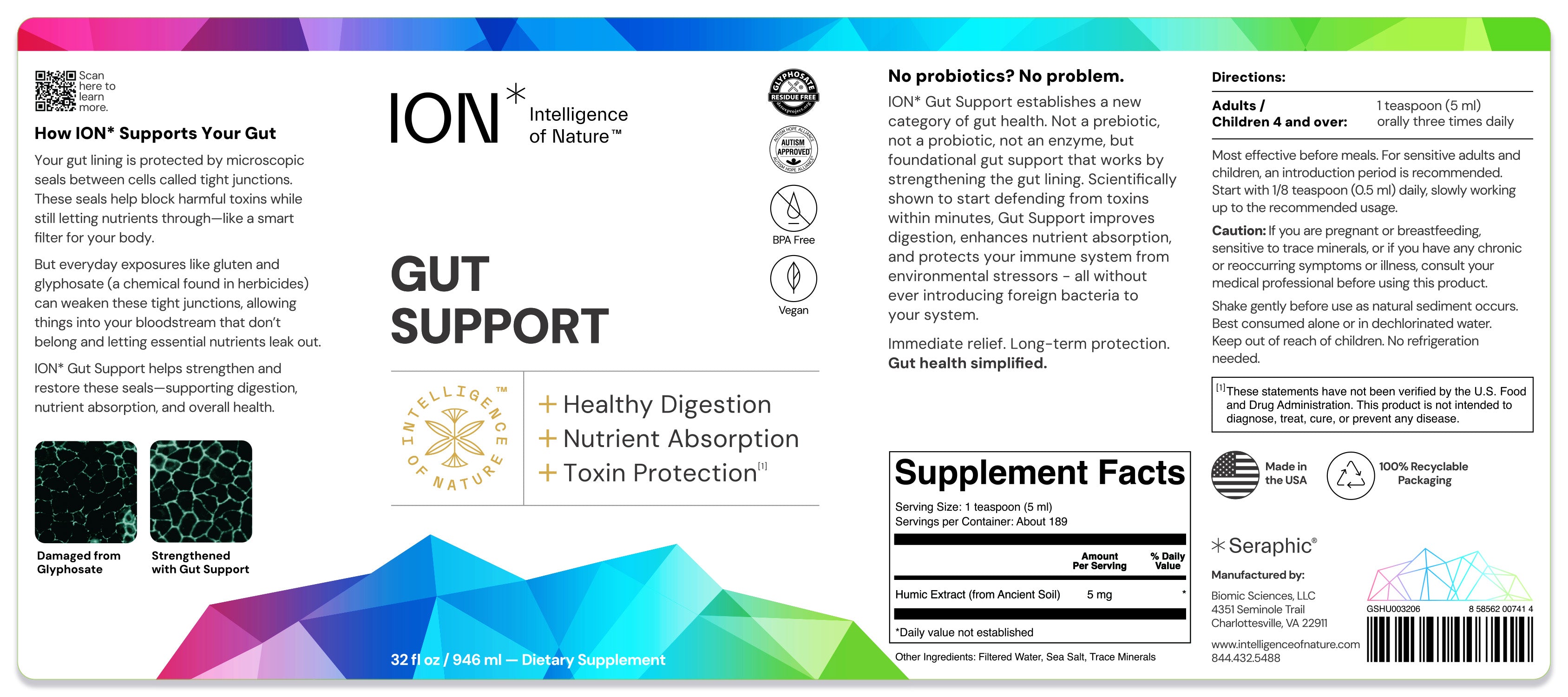 ION* Gut Support 32oz