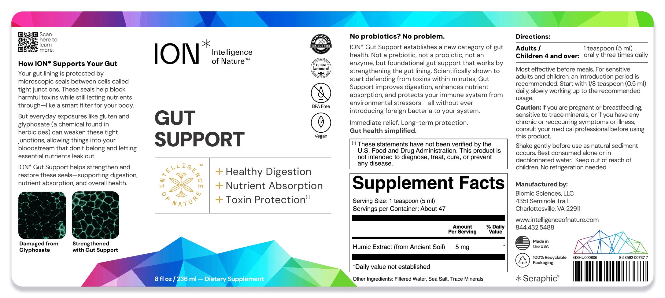 ION* Gut Support 8oz