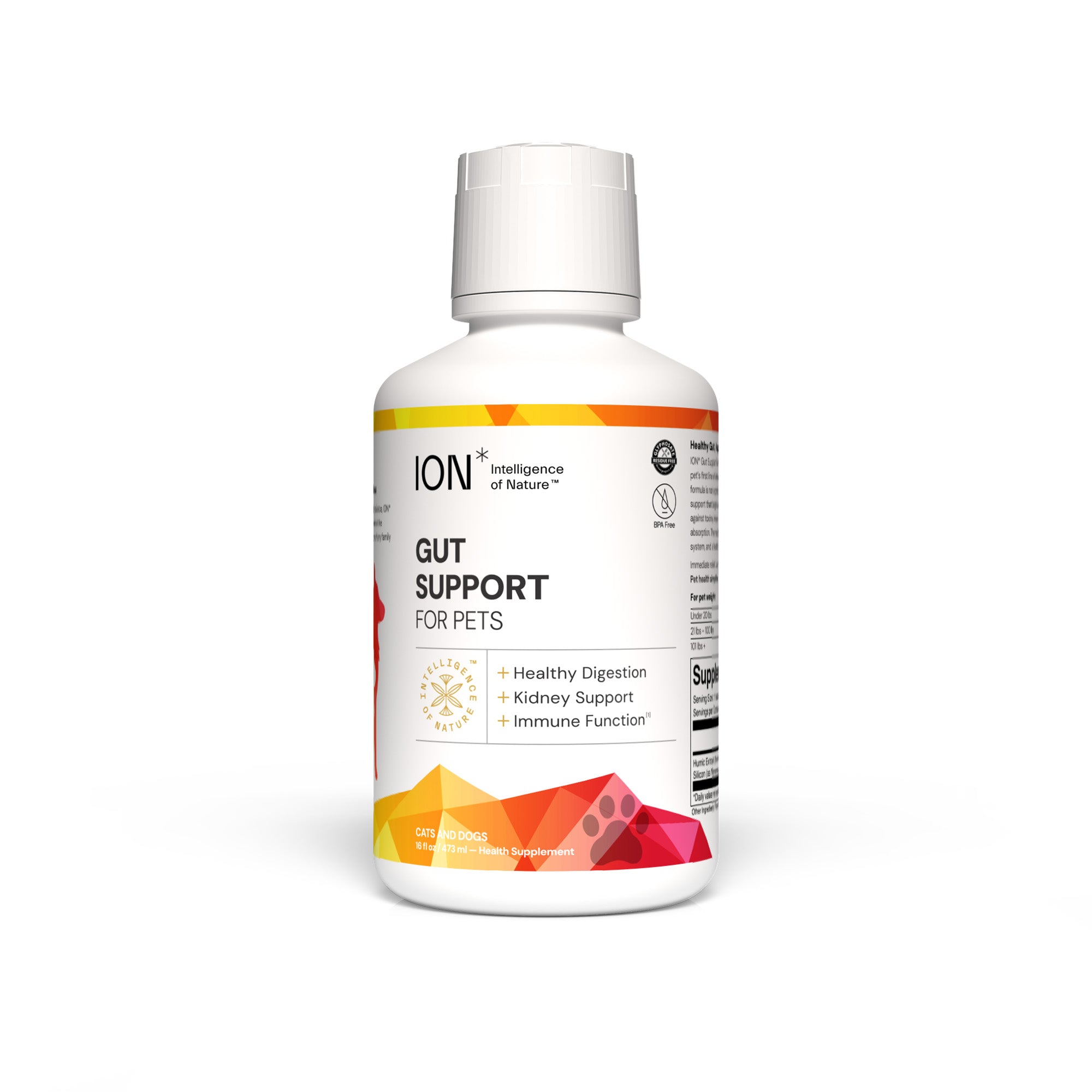 ION* Gut Support For Pets 16oz - Front