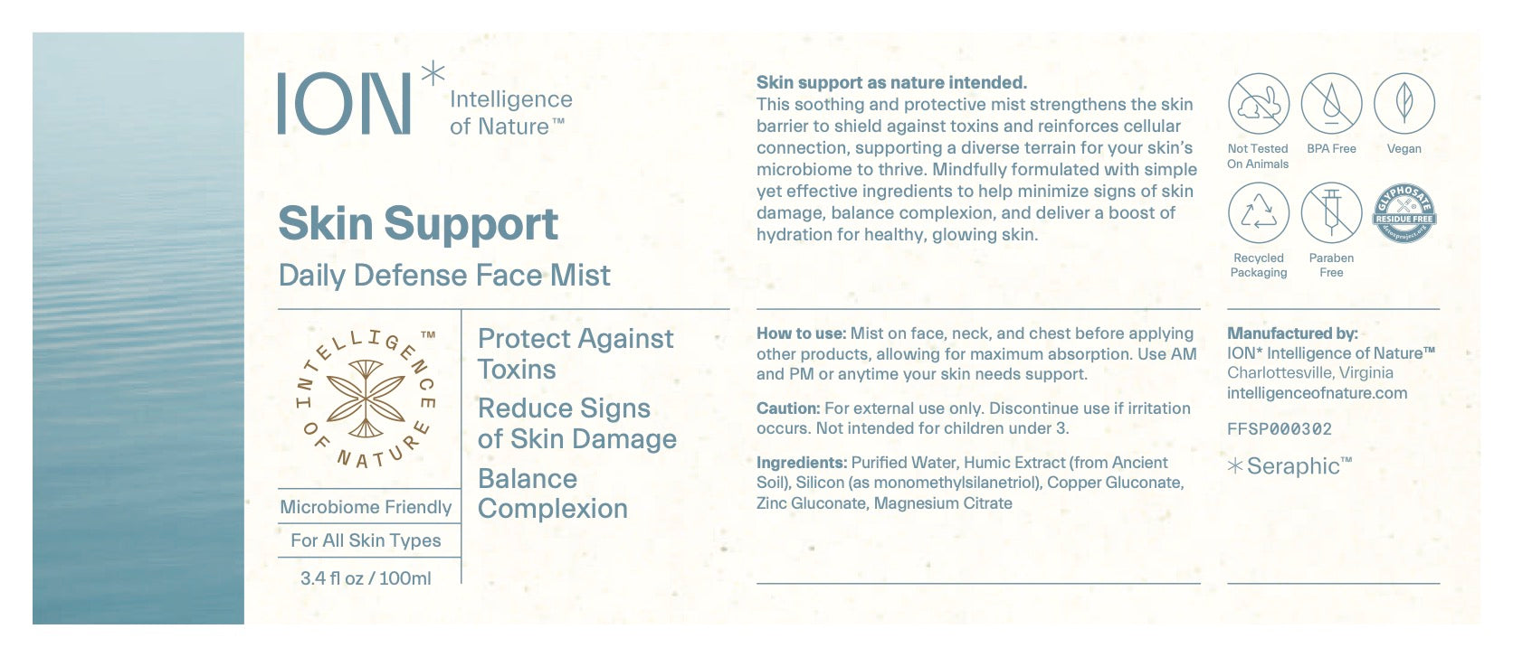ION* Skin Support 3.4oz