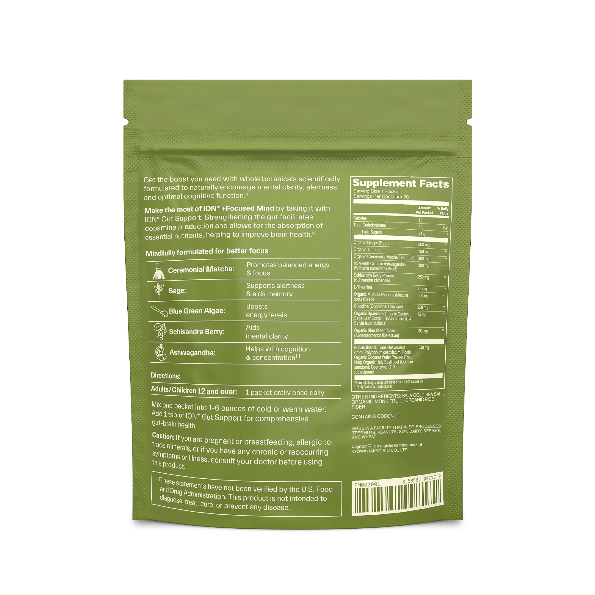 ION* Focused Mind 20 Pack
