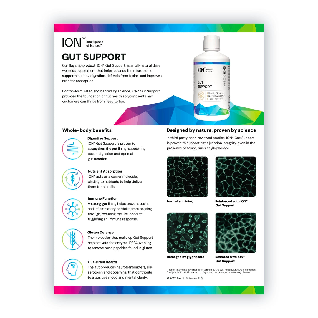 ION Gut Support Sell Sheet
