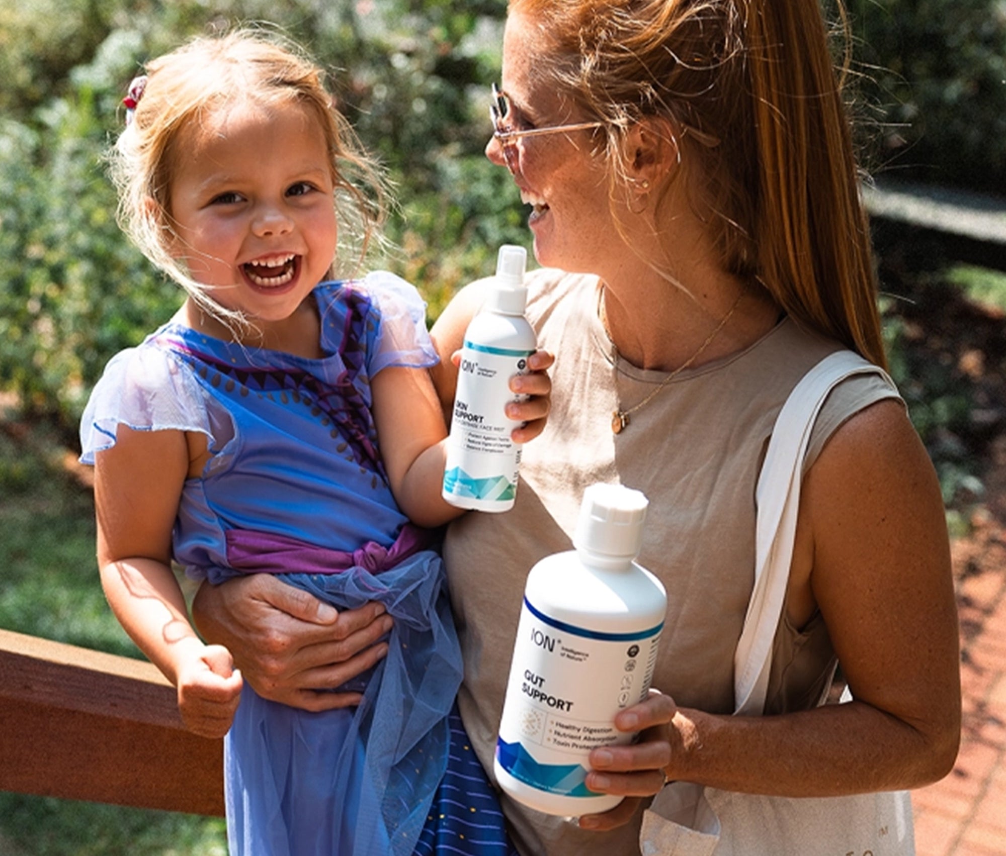 Mother and Daughter holding ION*