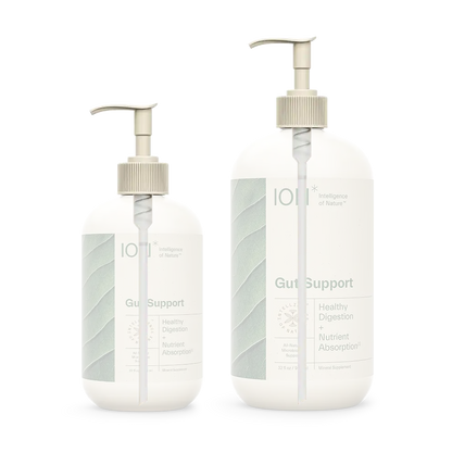 ION Gut Support with Pump 32oz and 16oz transparent