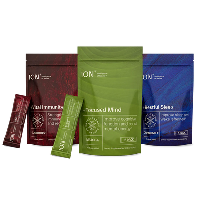 ION Plus Line Variety Pack of 5-pack Mind Sleep & Immunity
