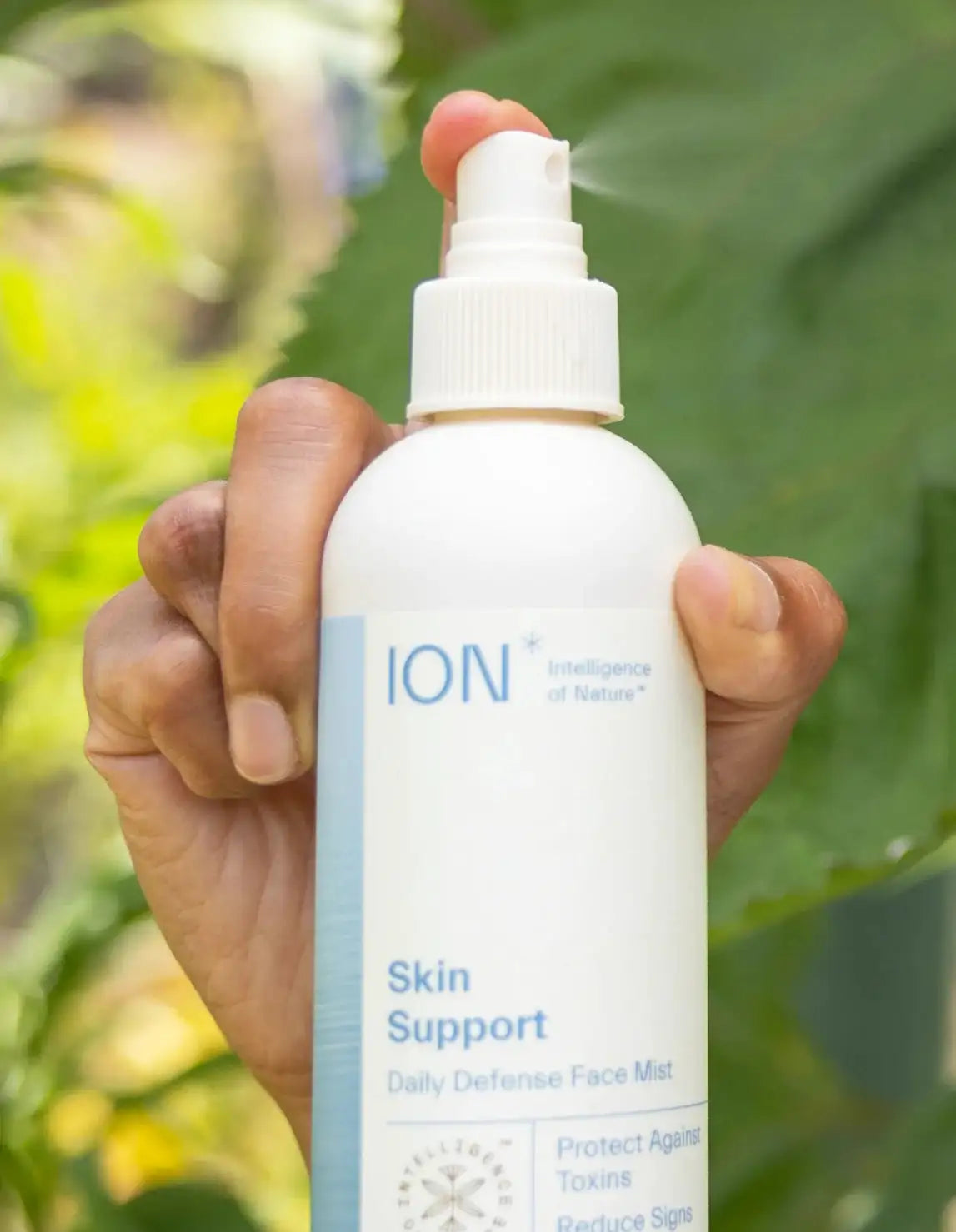 ION Skin Health Supplement Product 8oz Spraying